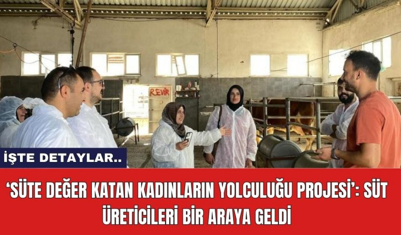 ‘Süte Değer Katan Kadınların Yolculuğu Projesi’: Süt Üreticileri Bir Araya Geldi