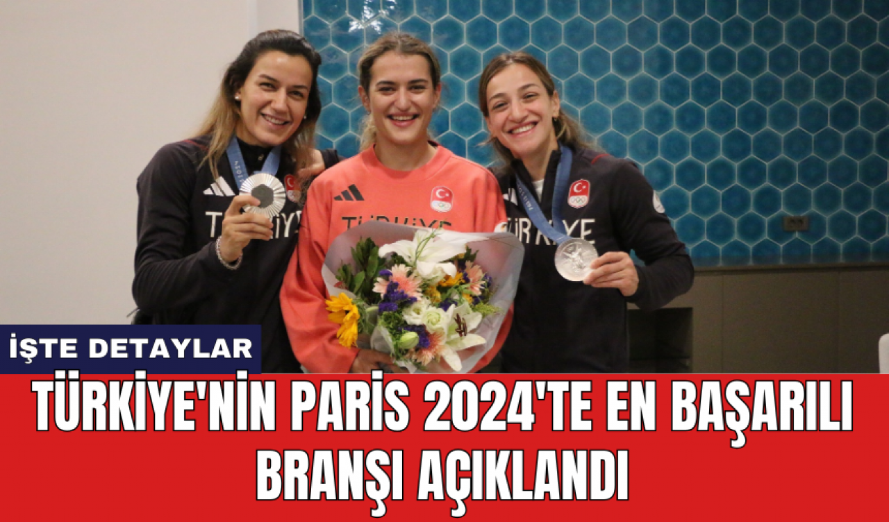 Türkiye'nin Paris 2024'te en başarılı branşı açıklandı