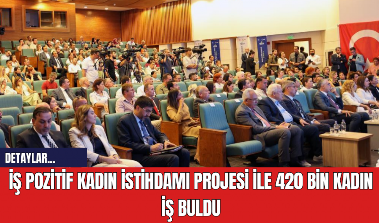 İş Pozitif Kadın İstihdamı Projesi İle 420 Bin Kadın İş Buldu