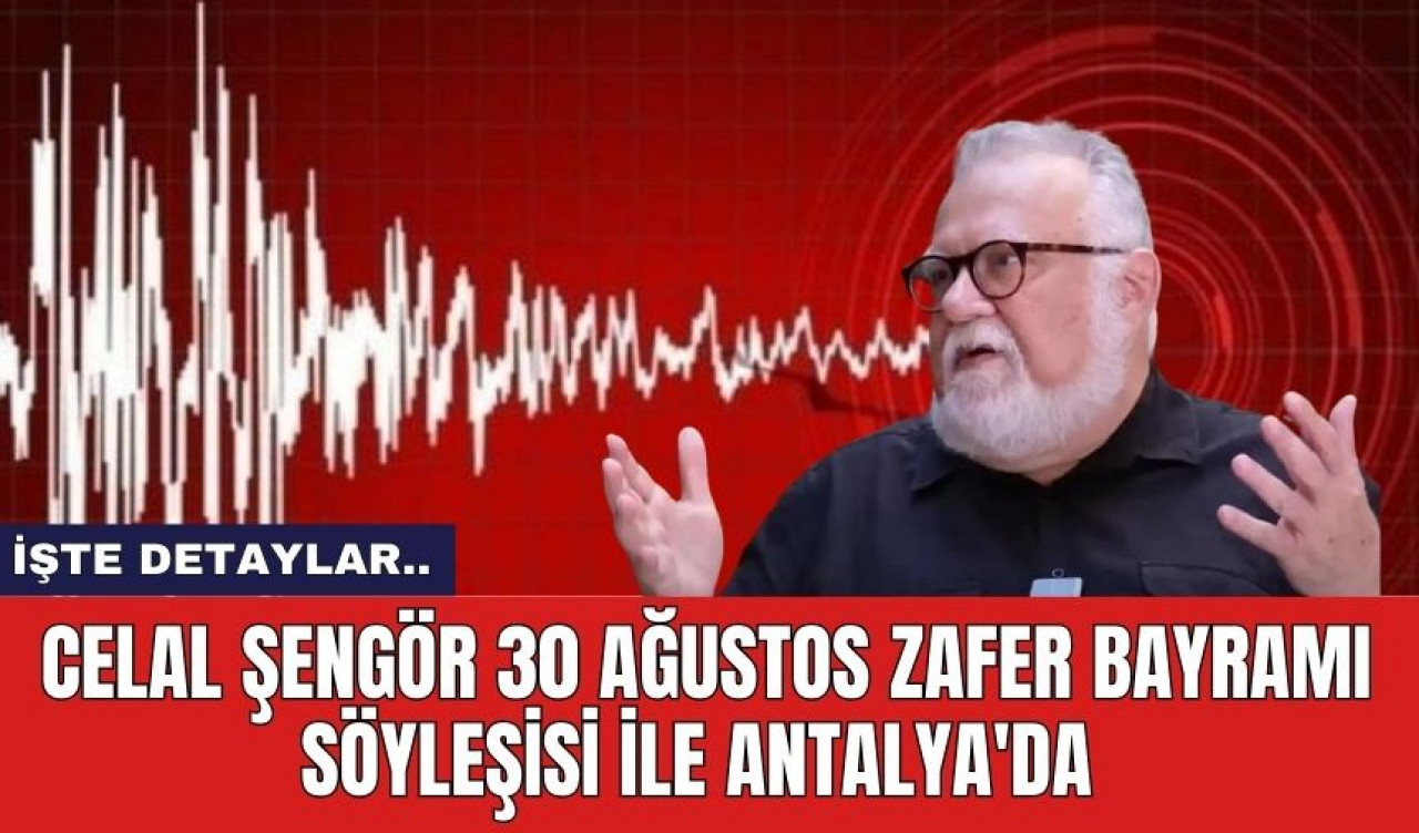 Celal Şengör 30 Ağustos Zafer Bayramı Söyleşisi ile Antalya'da