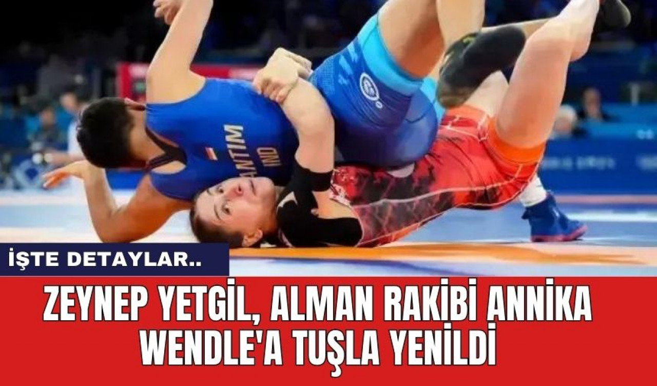 Zeynep Yetgil, Alman rakibi Annika Wendle'a tuşla yenildi