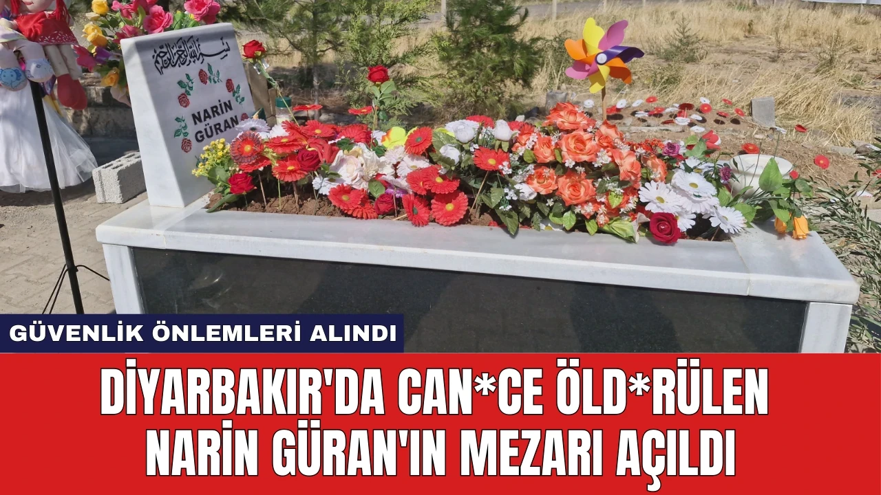 Diyarbakır'da Can*ce Öld*rülen Narin Güran'ın Mezarı Açıldı