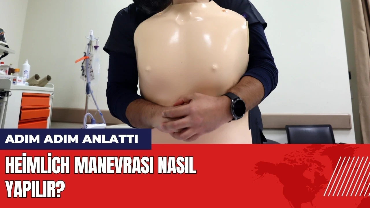 Heimlich manevrası nasıl yapılır? Acil Tıp Uzmanı adım adım anlattı