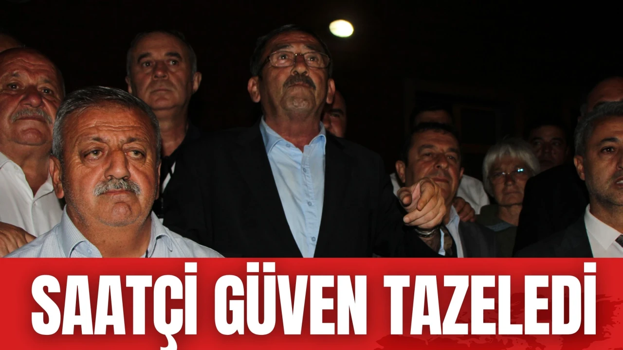 Amasya Pancar Ekicileri Kooperatifi Seçiminde Saatçi Güven Tazeledi