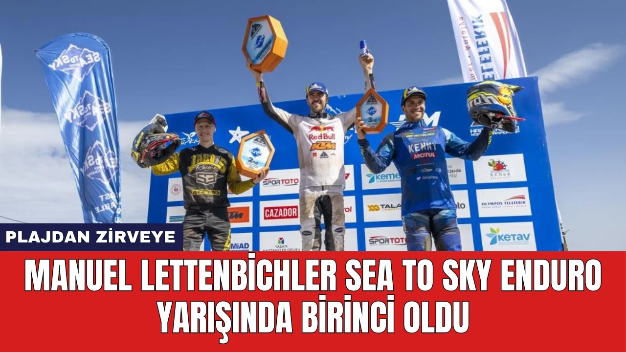 Manuel Lettenbichler Sea To Sky Enduro Yarışında Birinci Oldu