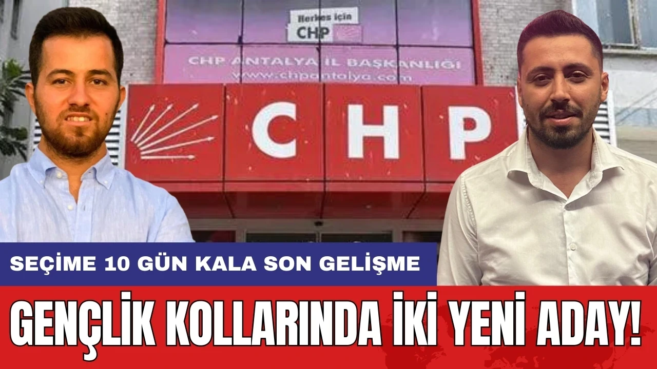 CHP Gençlik Kolları'nda 2 yeni aday!