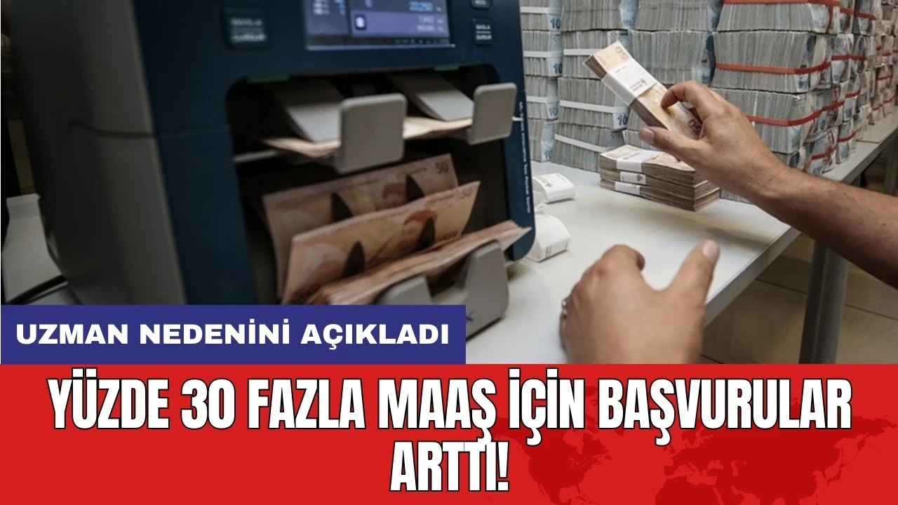 Yüzde 30 fazla maaş için başvurular arttı! Uzman nedenini açıkladı