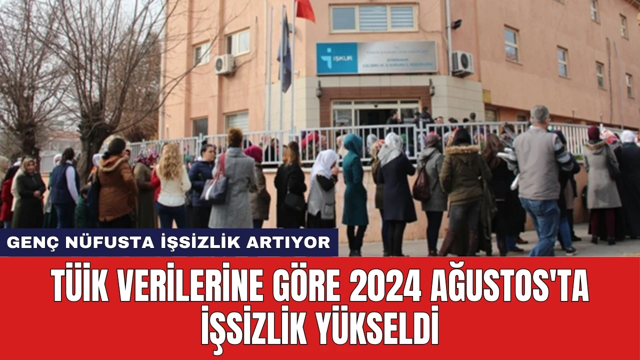 TÜİK Verilerine Göre 2024 Ağustos'ta İşsizlik Yükseldi