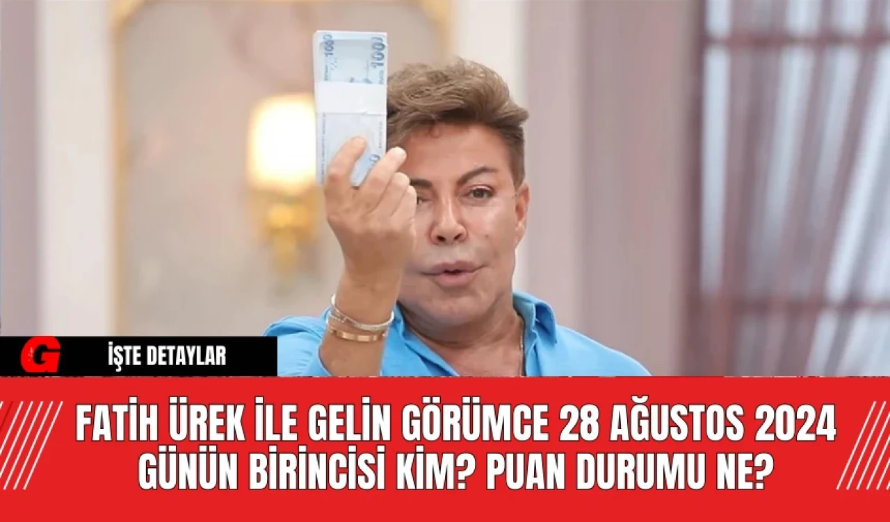 Fatih Ürek ile Gelin Görümce 28 Ağustos 2024 Günün Birincisi Kim? Puan Durumu Ne?