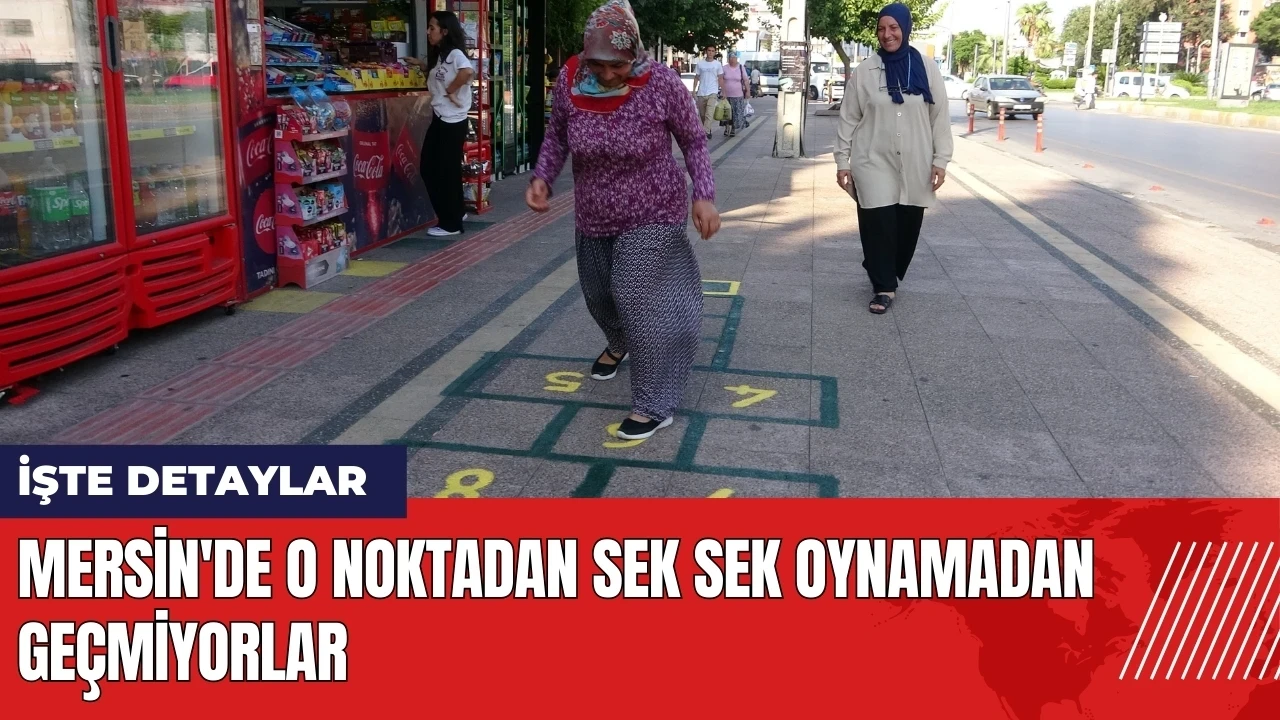 Mersin'de o noktadan sek sek oynamadan geçmiyorlar!