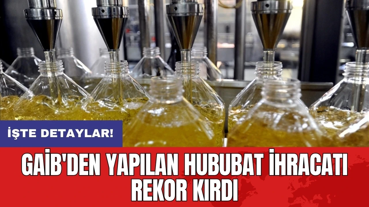 GAİB'den yapılan hububat ihracatı rekor kırdı