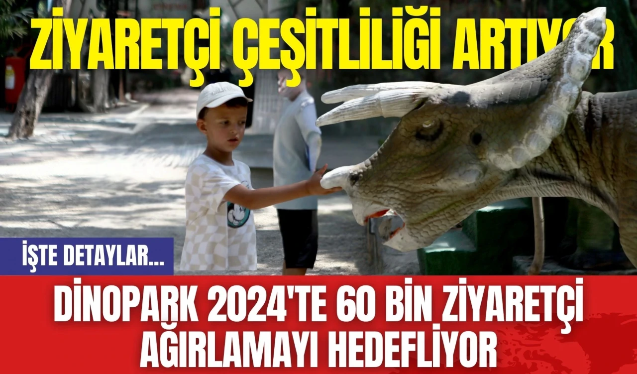 Dinopark 2024'te 60 bin ziyaretçi ağırlamayı hedefliyor