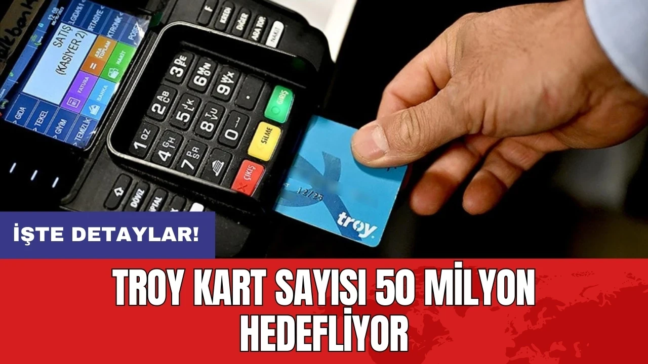 TROY kart sayısı 50 milyon hedefliyor