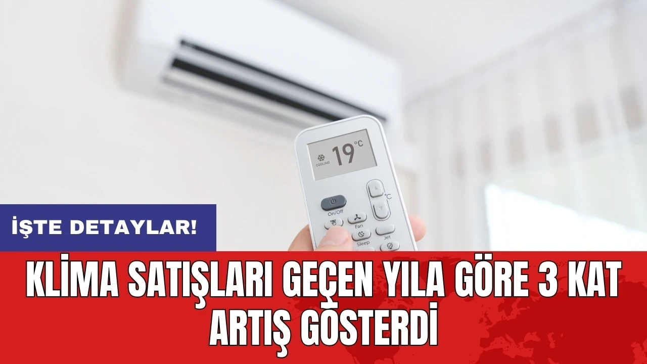 Klima satışları geçen yıla göre 3 kat artış gösterdi