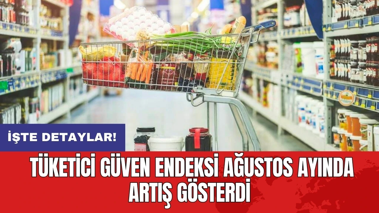 Tüketici güven endeksi ağustos ayında artış gösterdi