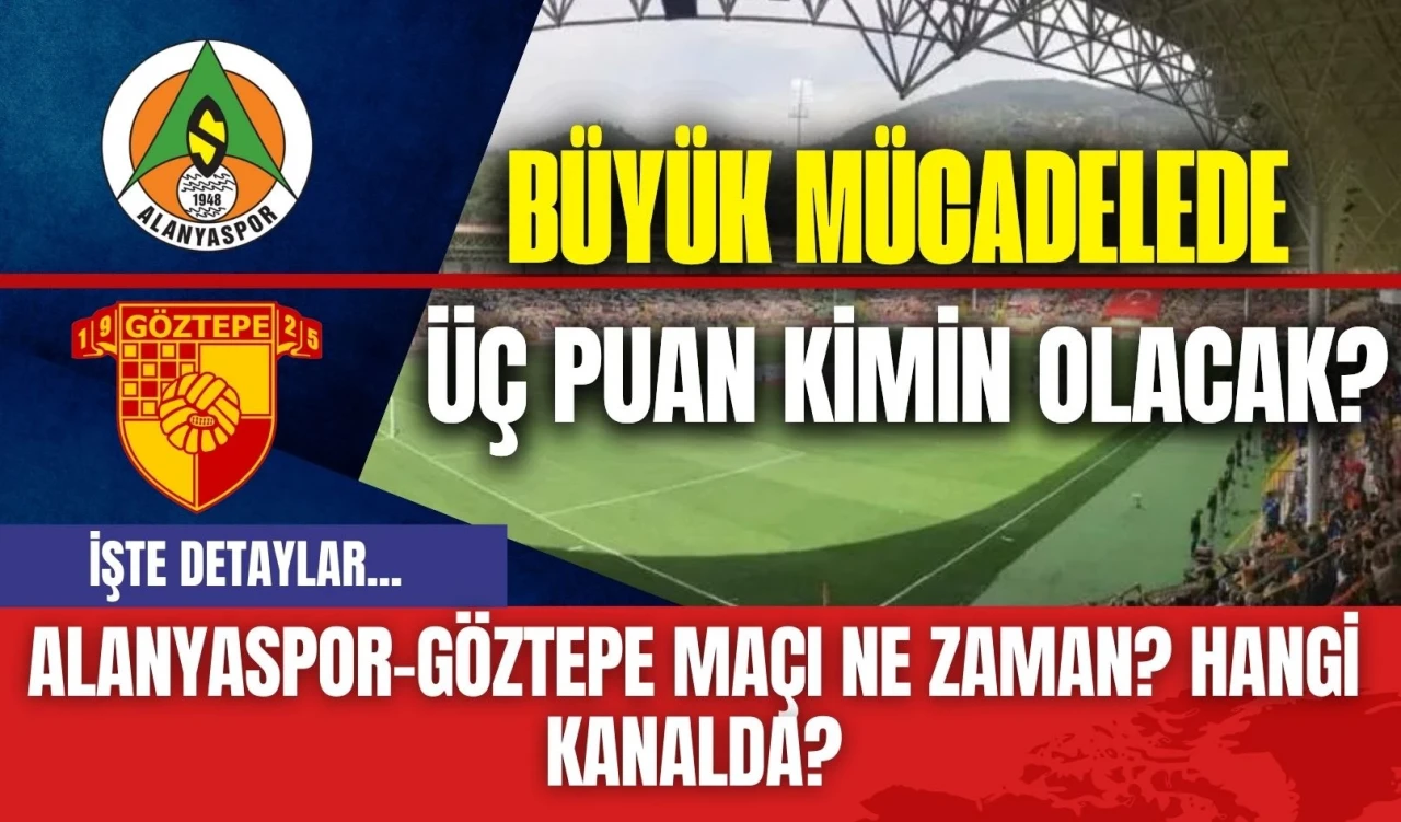 Alanyaspor-Göztepe maçı ne zaman? Hangi kanalda?