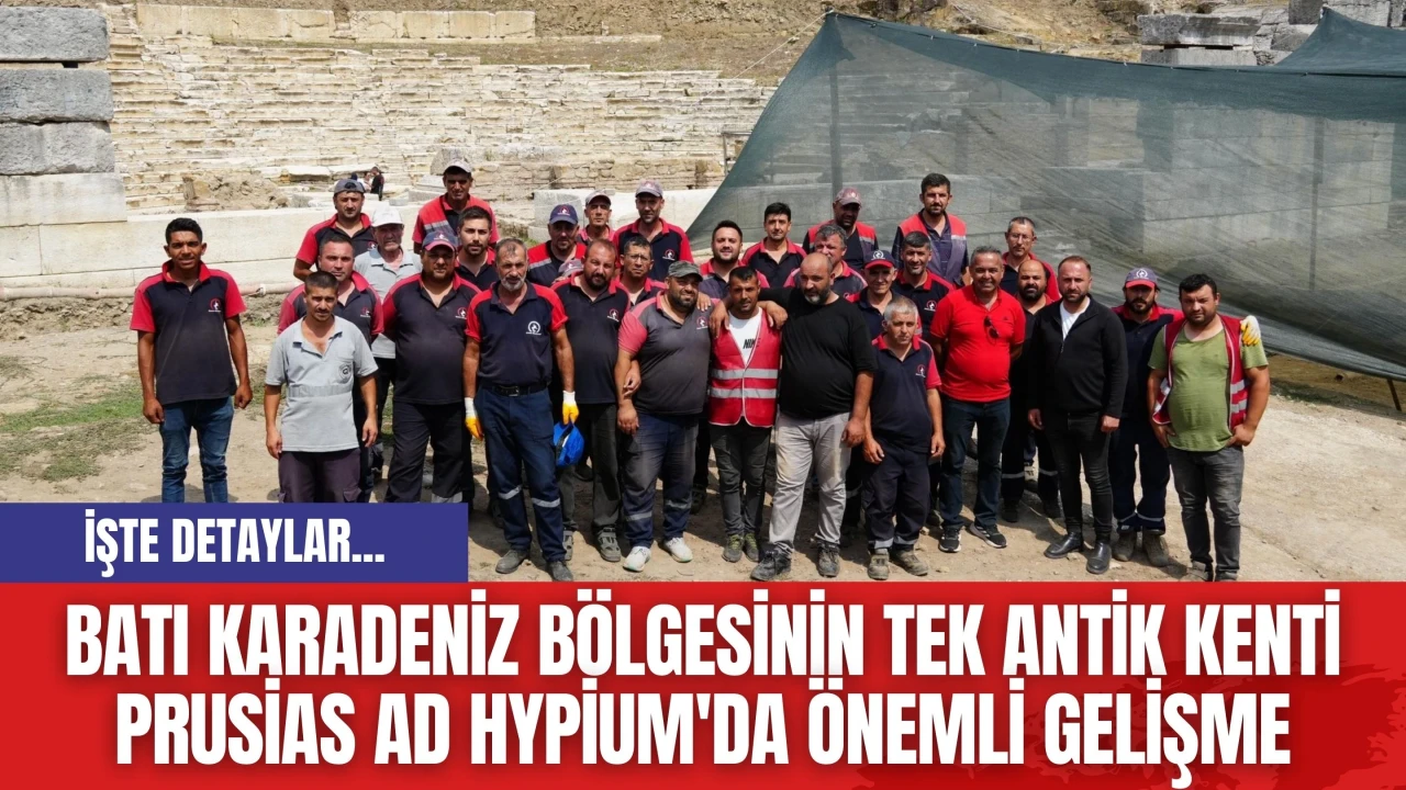 Batı Karadeniz Bölgesinin Tek Antik Kenti Prusias Ad Hypium'da Önemli Gelişme