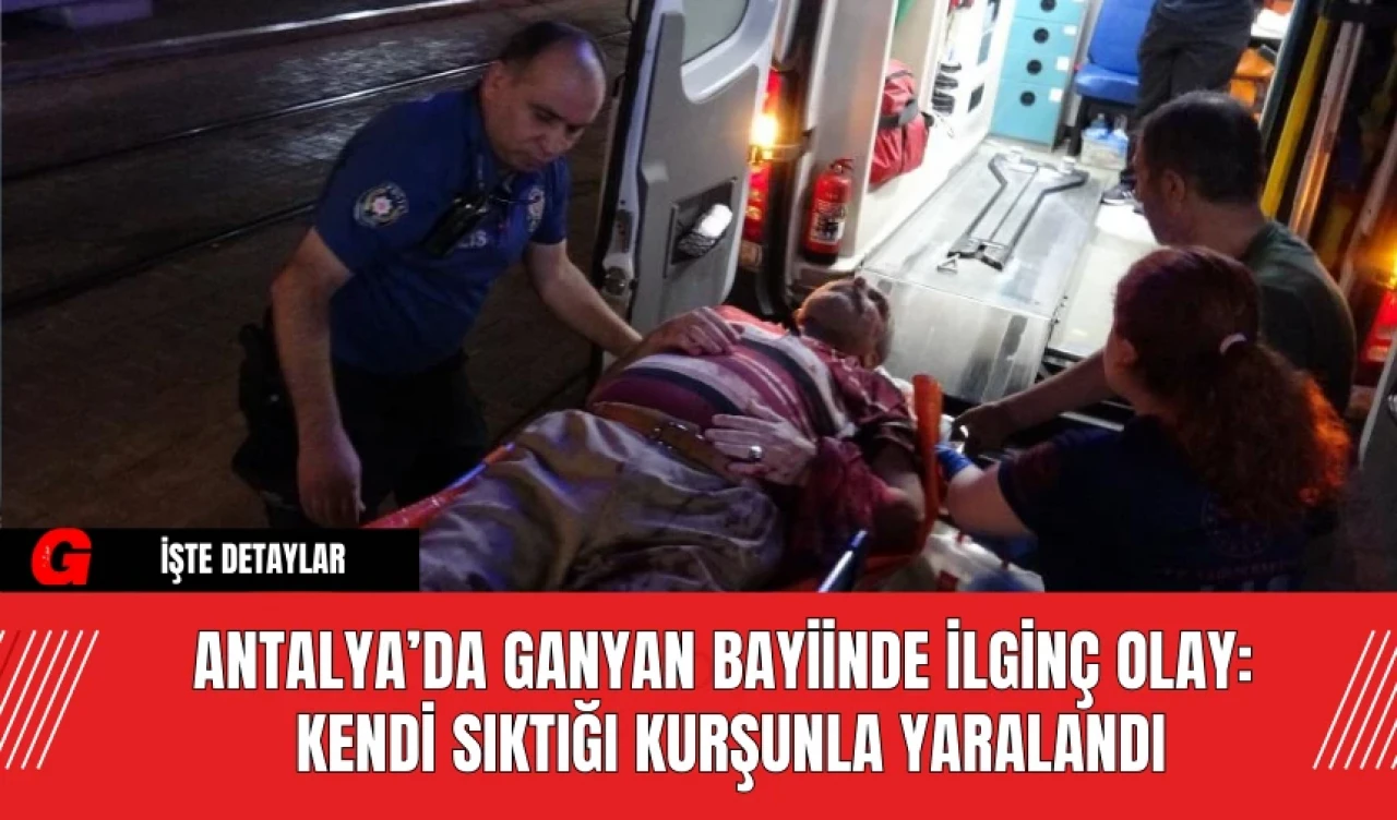 Antalya’da Ganyan Bayiinde İlginç Olay: Kendi Sıktığı Kurşunla Yaralandı