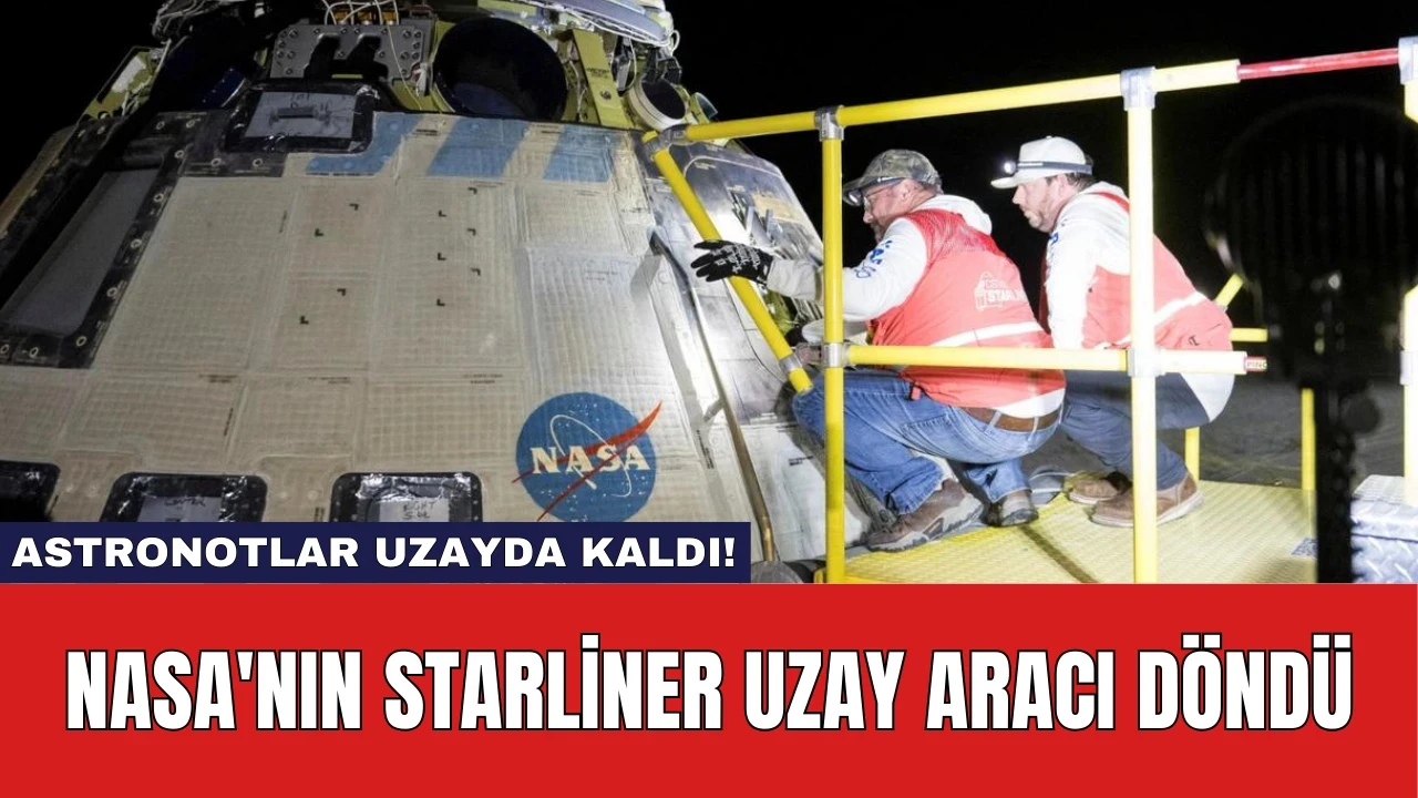 NASA'nın Starliner Uzay Aracı Döndü: Astronotlar Uzayda Kaldı!