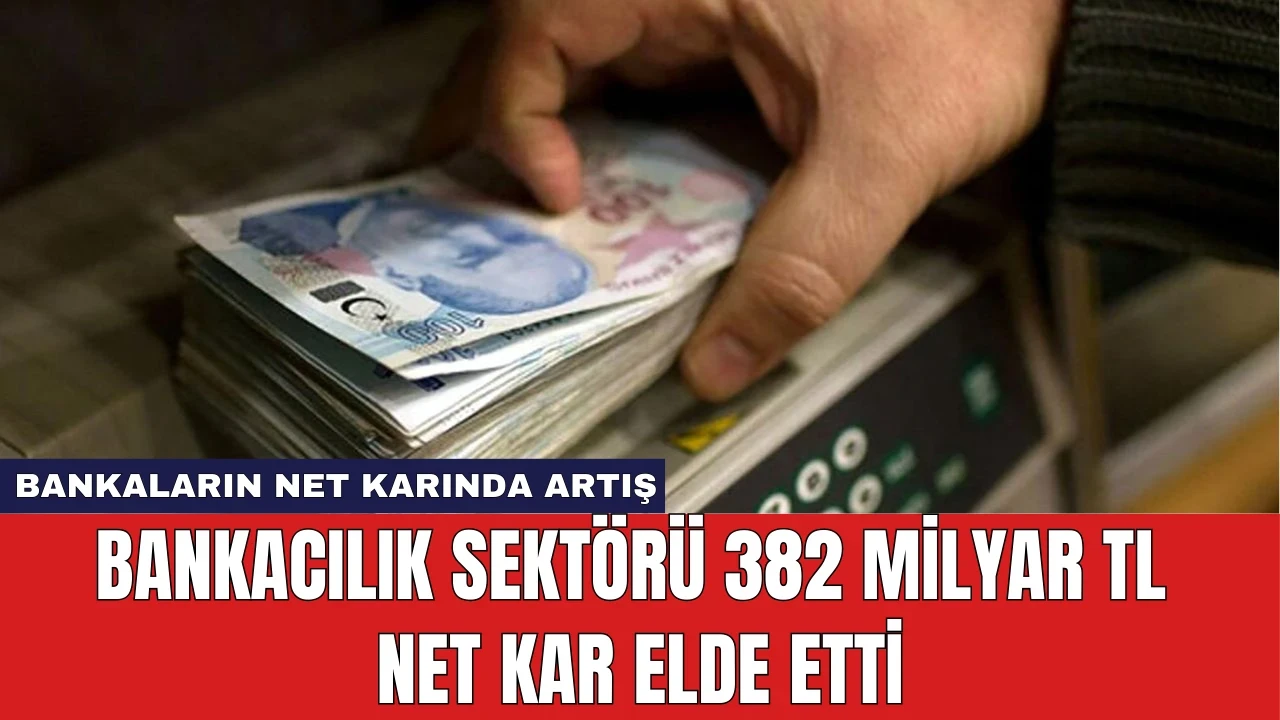 Bankacılık Sektörü 382 Milyar TL Net Kar Elde Etti