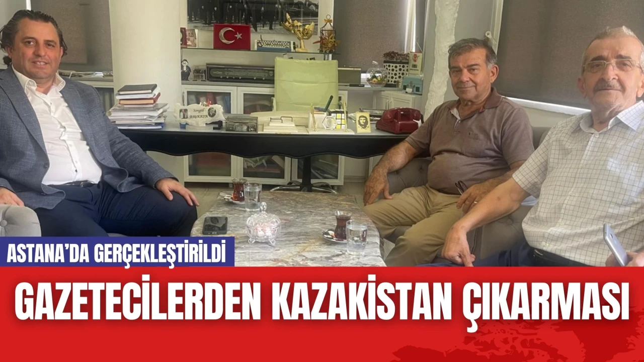 Gazetecilerden Kazakistan Çıkarması