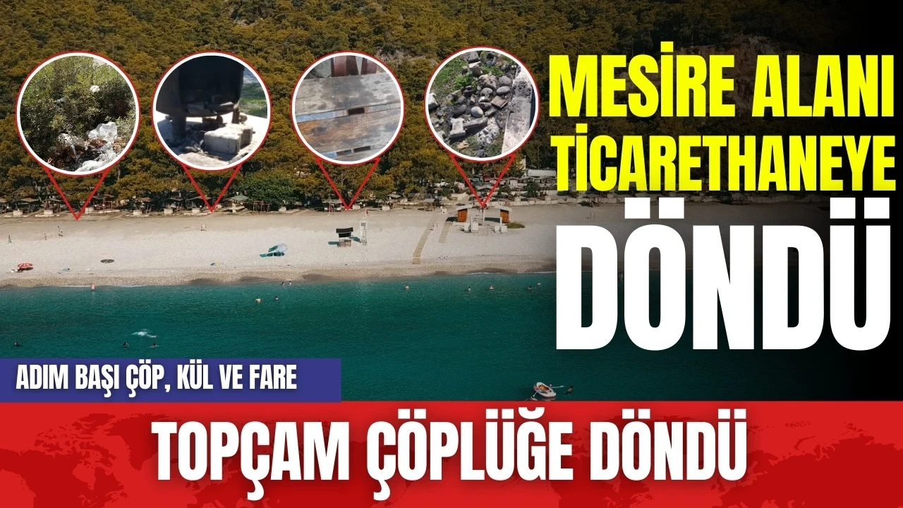 Antalya Topçam Mesire Alanı Çöplüğe Döndü