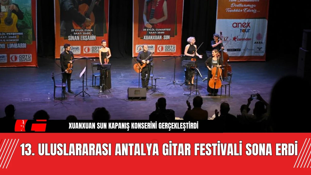 13. Uluslararası Antalya Gitar Festivali Sona Erdi