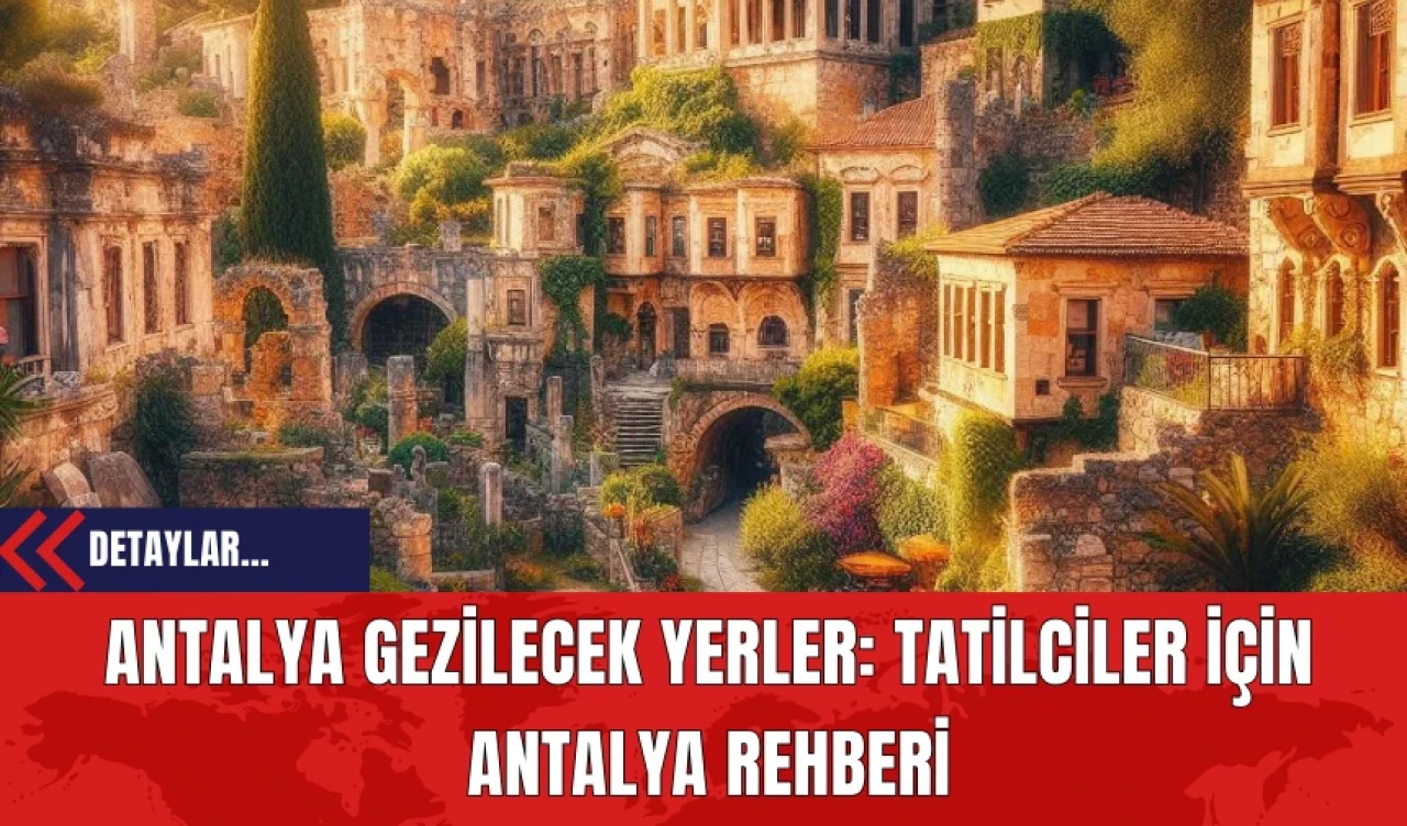 Antalya Gezilecek Yerler: Tatilciler İçin Antalya Rehberi