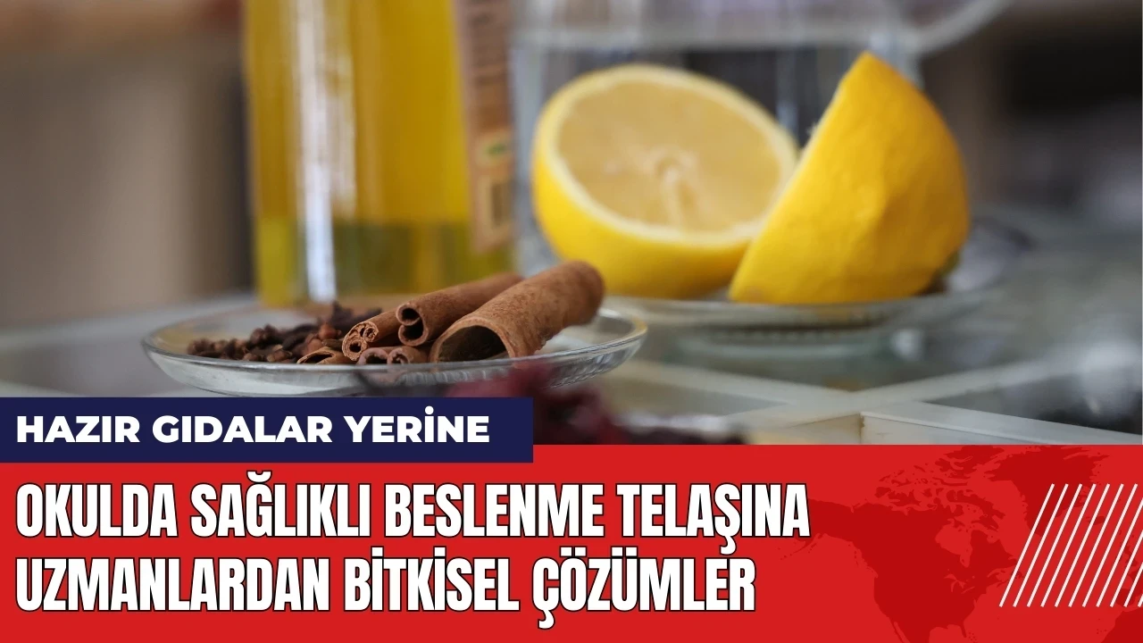 Okulda sağlıklı beslenme telaşına uzmanlardan bitkisel çözümler