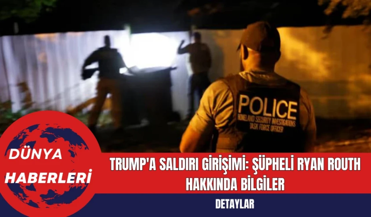 Trump'a Saldırı Girişimi: Şüpheli Ryan Routh Hakkında Bilgiler