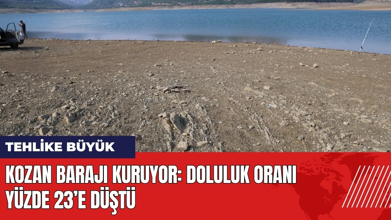 Kozan Barajı kuruyor: Doluluk oranı yüzde 23’e düştü