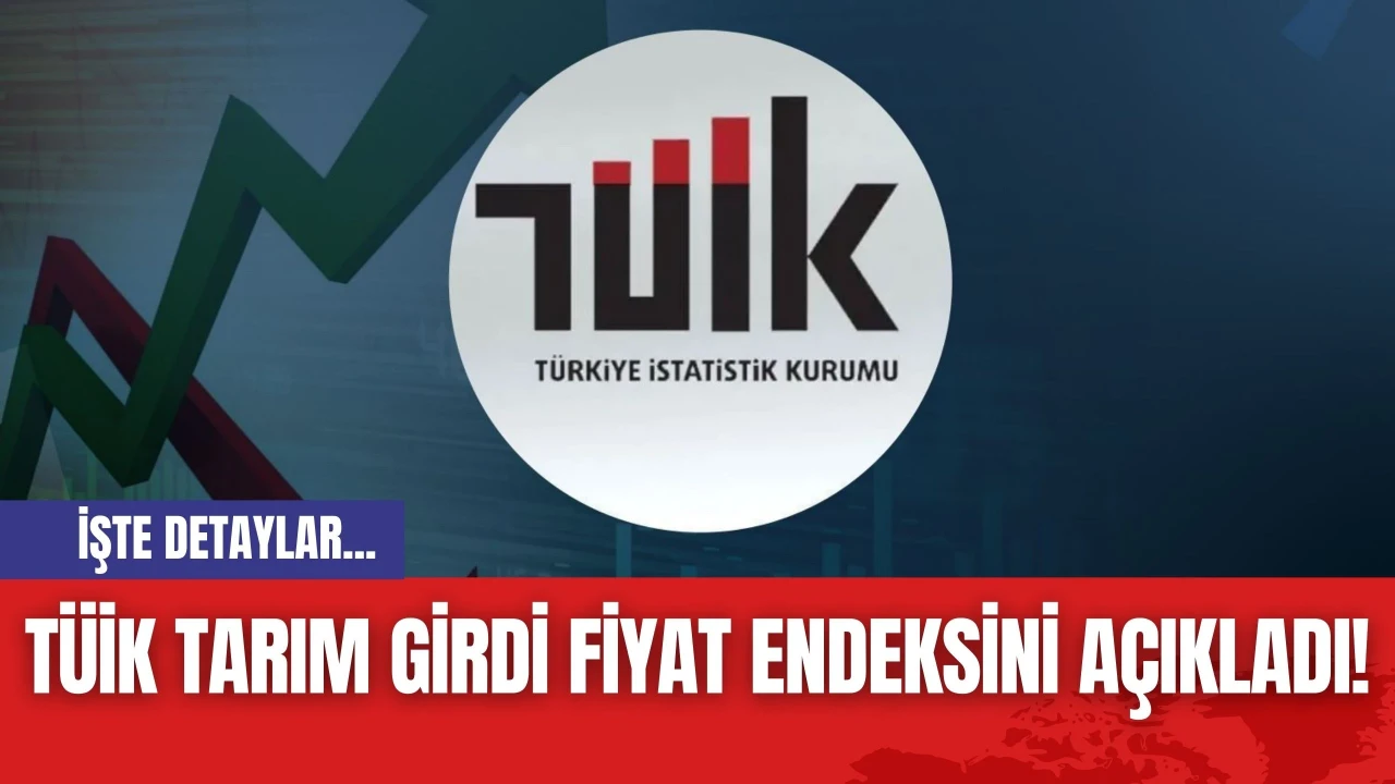 TÜİK Tarım Girdi Fiyat Endeksini Açıkladı! Tarımsal Yatırım Harcamaları Dikkat Çekti