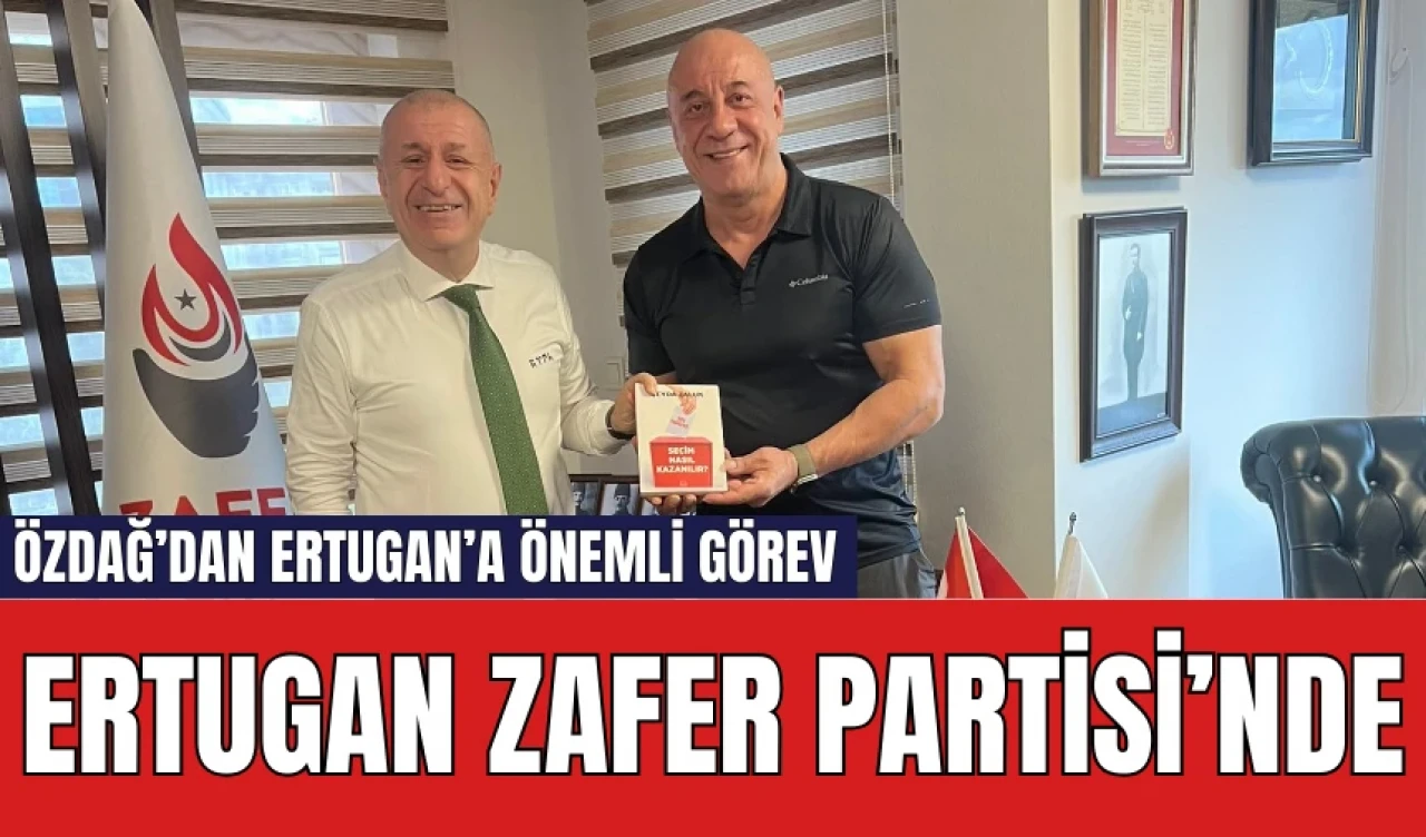 Ümit Özdağ'dan Musa Ertugan'a Önemli Görev! Ertugan Zafer Partisi'nde