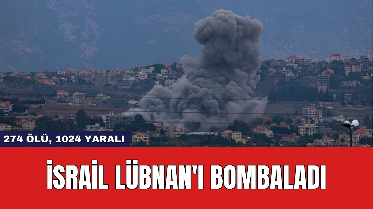 İsrail Lübnan'ı Bombaladı: 274 Ölü, 1024 Yaralı