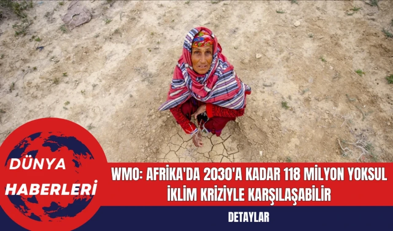 WMO: Afrika'da 2030'a Kadar 118 Milyon Yoksul İklim Kriziyle Karşılaşabilir