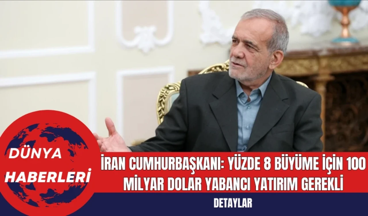 İran Cumhurbaşkanı: Yüzde 8 Büyüme İçin 100 Milyar Dolar Yabancı Yatırım Gerekli