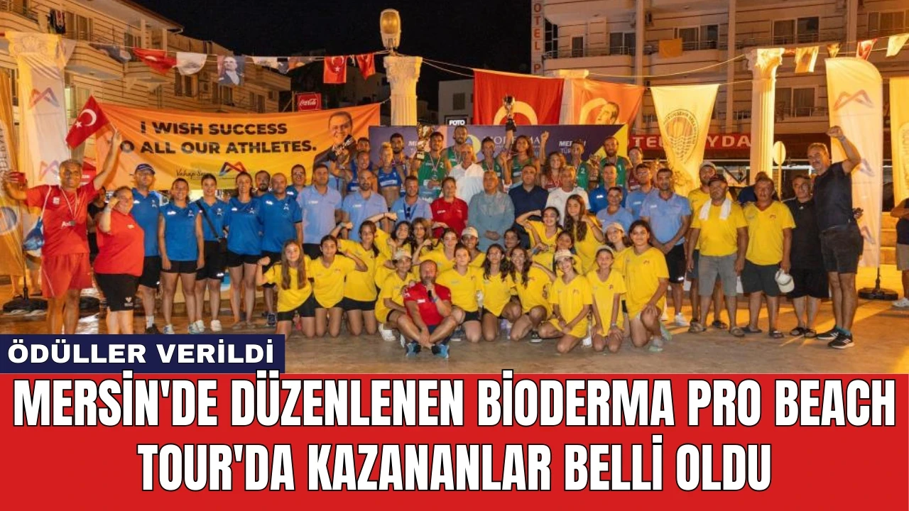 Mersin'de düzenlenen Bioderma Pro Beach Tour'da kazananlar belli oldu