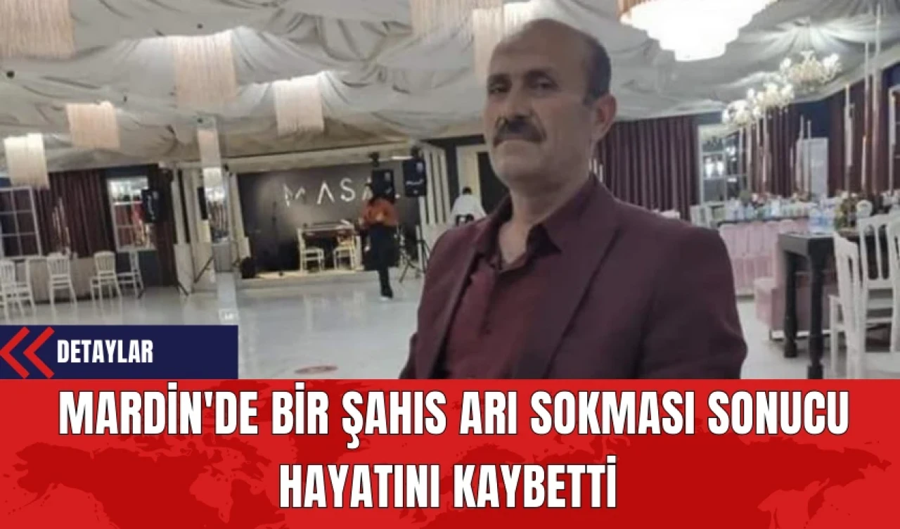 Mardin'de Bir Şahıs Arı Sokması Sonucu Hayatını Kaybetti