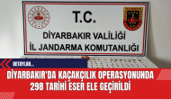 Diyarbakır'da Kaçakçılık Operasyonunda 298 Tarihi Eser Ele Geçirildi