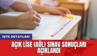 Açık Lise (AÖL) sınav sonuçları açıklandı