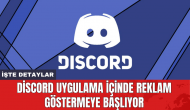 Discord uygulama içinde reklam göstermeye başlıyor