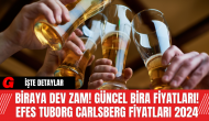 Biraya Dev Zam! Güncel Bira Fiyatları! Efes Tuborg Carlsberg Fiyatları 2024