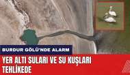 Burdur Gölü'nde alarm! Yer altı suları ve su kuşları tehlikede