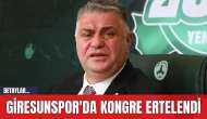 Giresunspor'da Kongre Ertelendi