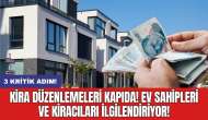 3 kritik adım: Kira düzenlemeleri kapıda! Ev sahipleri ve kiracıları ilgilendiriyor!