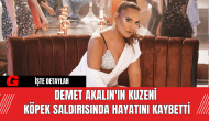 Demet Akalın'ın Kuzeni Köpek Saldırısında Hayatını Kaybetti