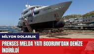 Milyon dolarlık Prenses Melda yatı Bodrum'dan denize indirildi