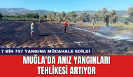 Muğla'da anız yangınları tehlikesi artıyor