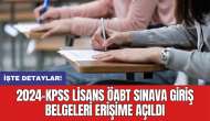 2024-KPSS Lisans ÖABT sınava giriş belgeleri erişime açıldı