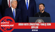 Biden NATO Zirvesi'nde Yanlış İsim Söyledi